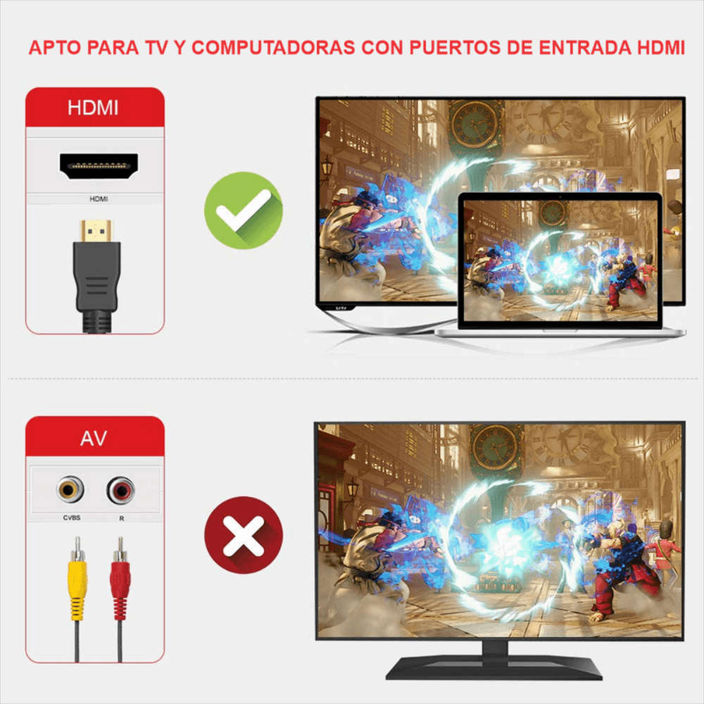 Mini Consola Retro Nes Clásica 700 Juegos 8Bit Full Hd Hdmi Tf img #2