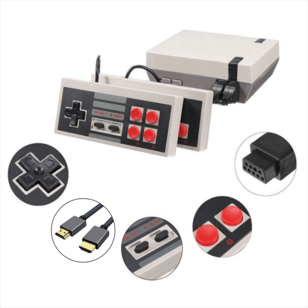 Mini Consola Retro Nes Clásica 700 Juegos 8Bit Full Hd Hdmi Tf img #4
