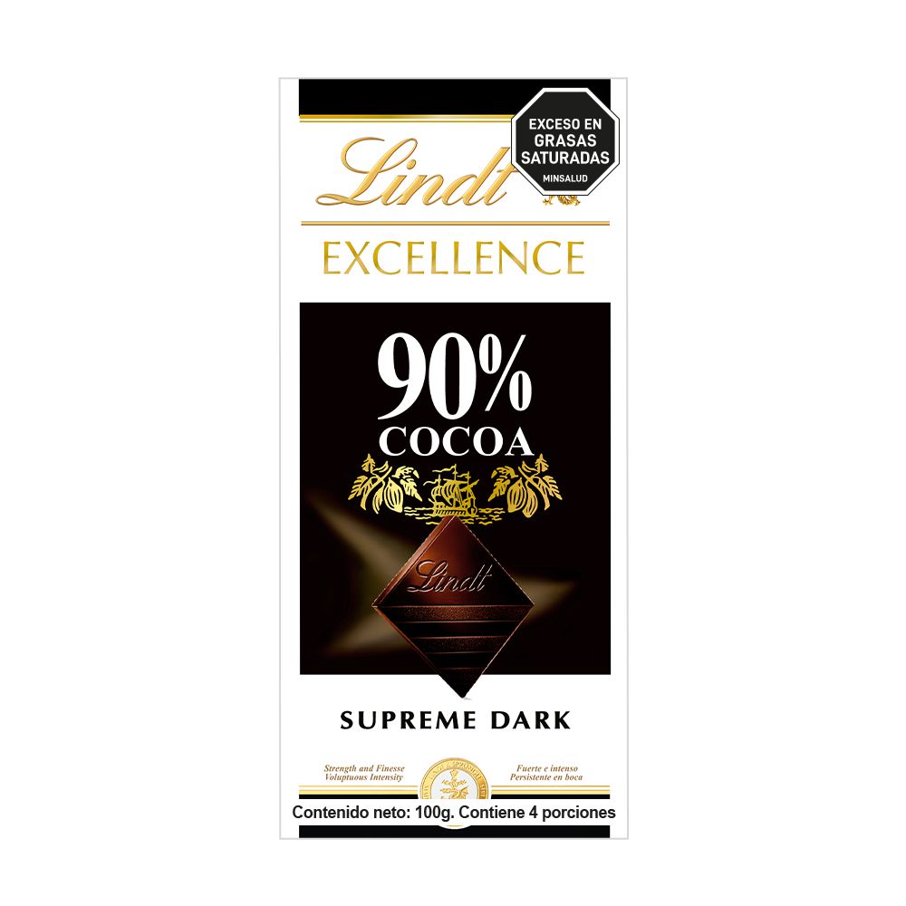 Chocolates LINDT negro 90% cocoa (100  gr) img #1