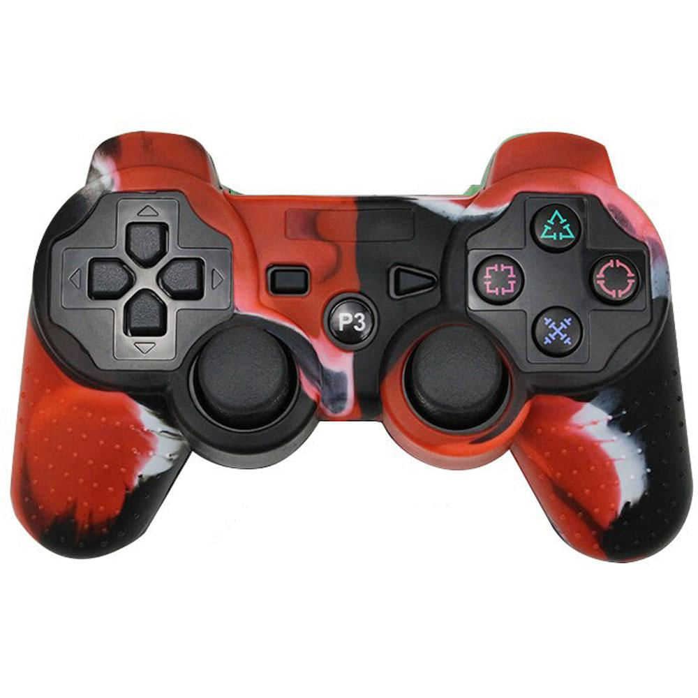 Funda Protectora Silicona Playstation 3 Forro Antideslizante Rojo img #1