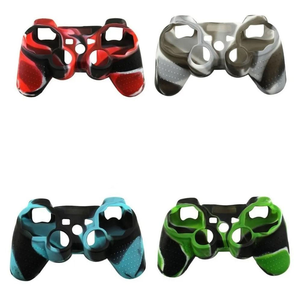 Funda Protectora Silicona Playstation 3 Forro Antideslizante Rojo img #2