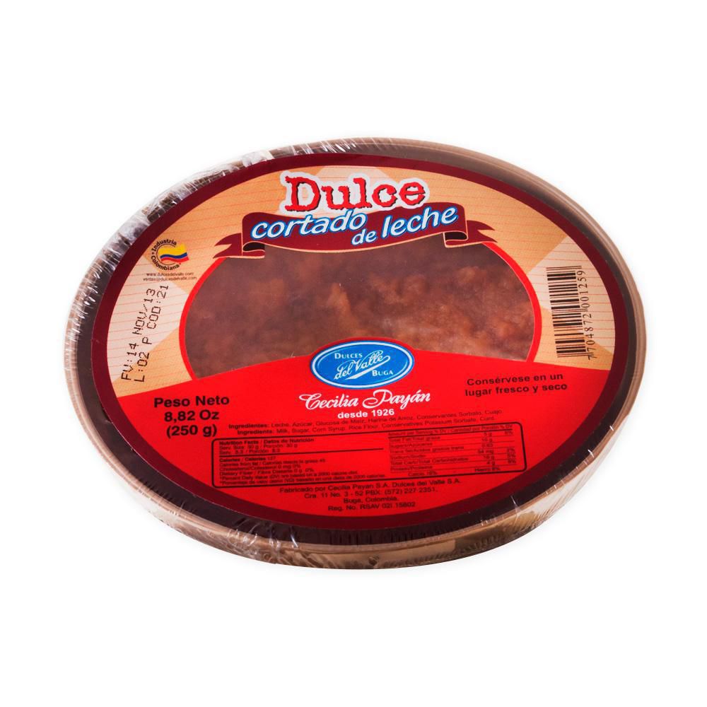 Cortado DULCES DEL VALLE de leche (250  gr) img #1