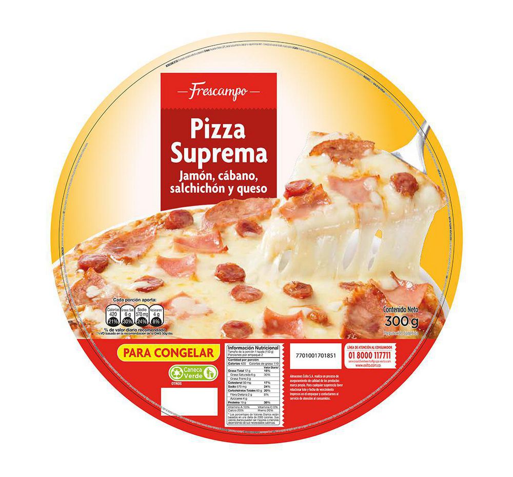 Pizza FRESCAMPO  (300  gr) img #1