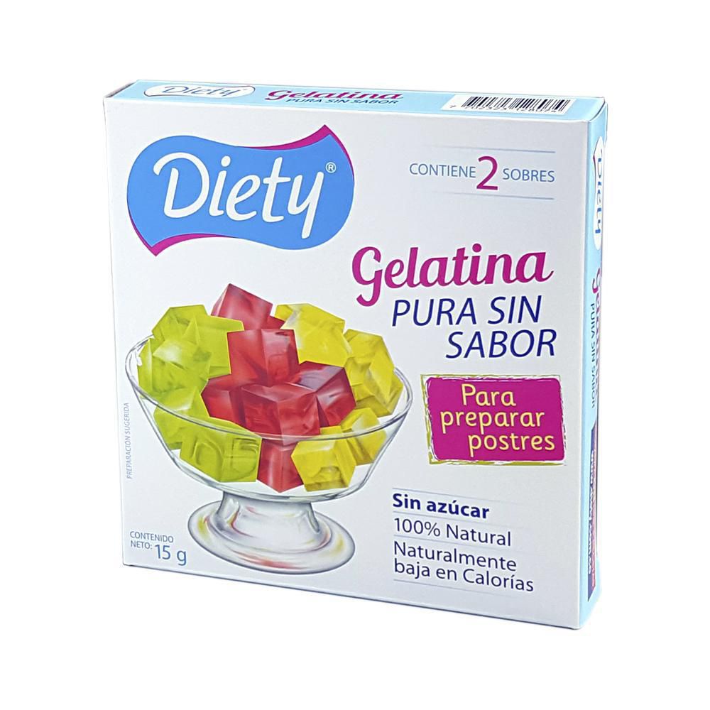 Gelatina DIETY Sin Sabor Light (15  gr) img #1