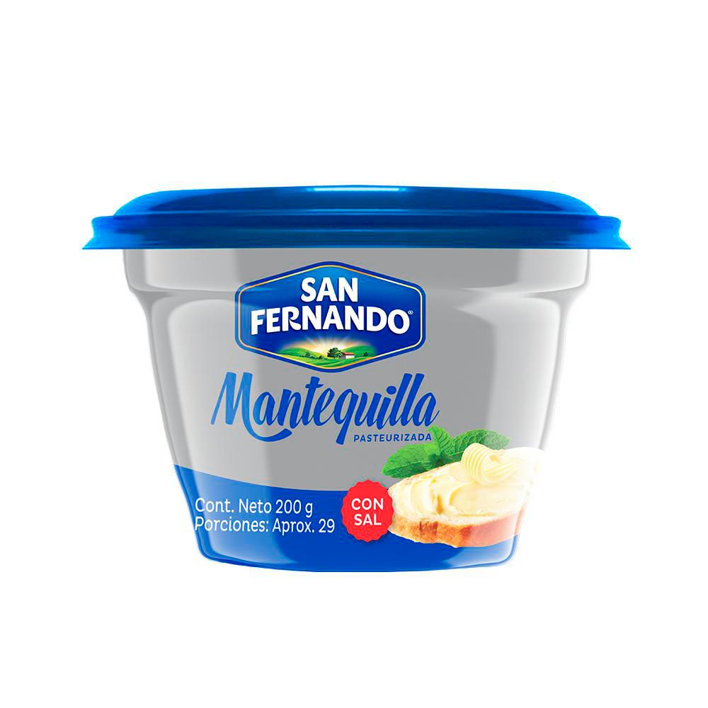 Mantequilla SAN FERNANDO pasteurizada (200  gr) img #1