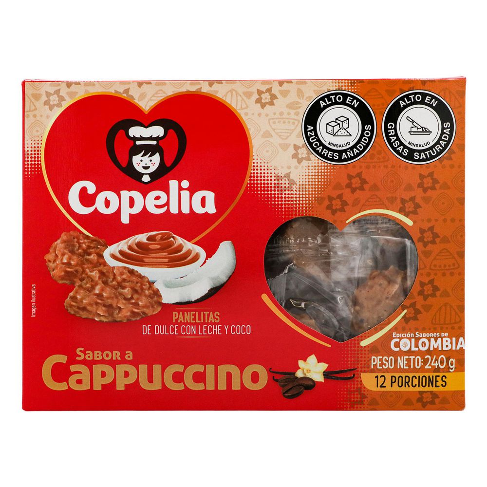 Panelitas COPELIA Sabor Capuccino (240  gr) img #1
