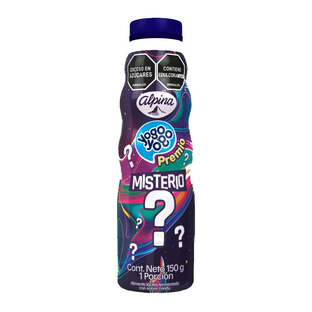 Alimento lácteo YOGO YOGO premio misterio sabor a candy (150  gr) img #1