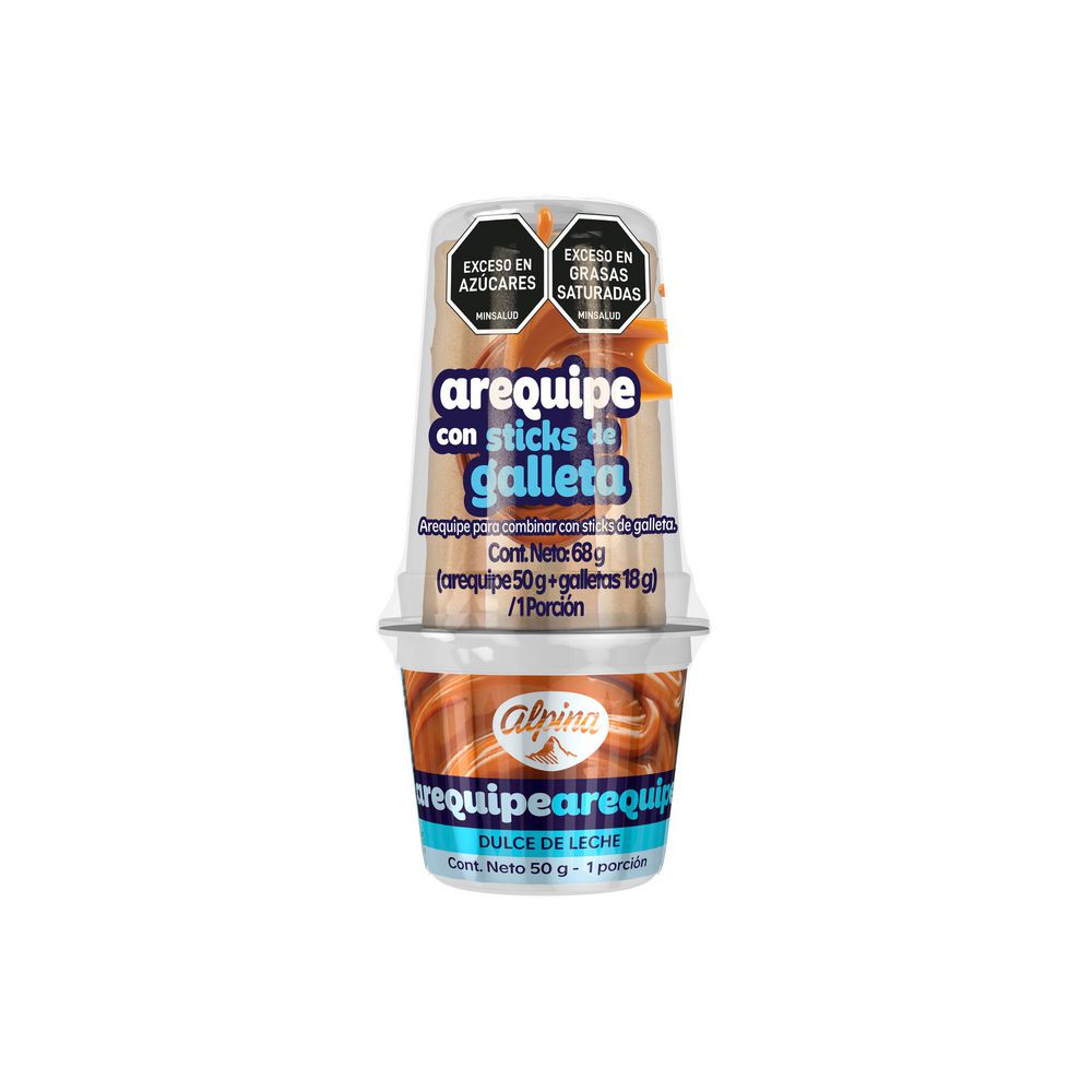 Arequipe ALPINA sticks de galleta (68  gr) img #2