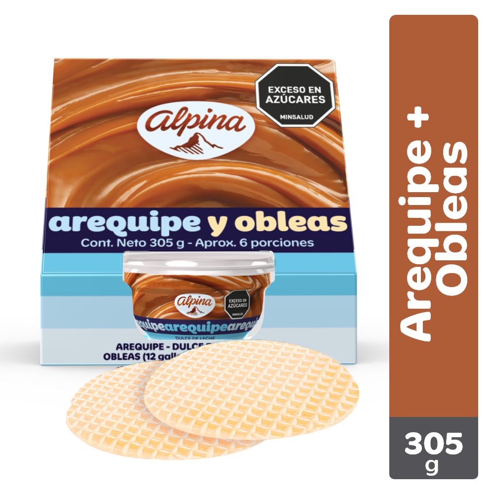Arequipe ALPINA y obleas (305  gr) img #1