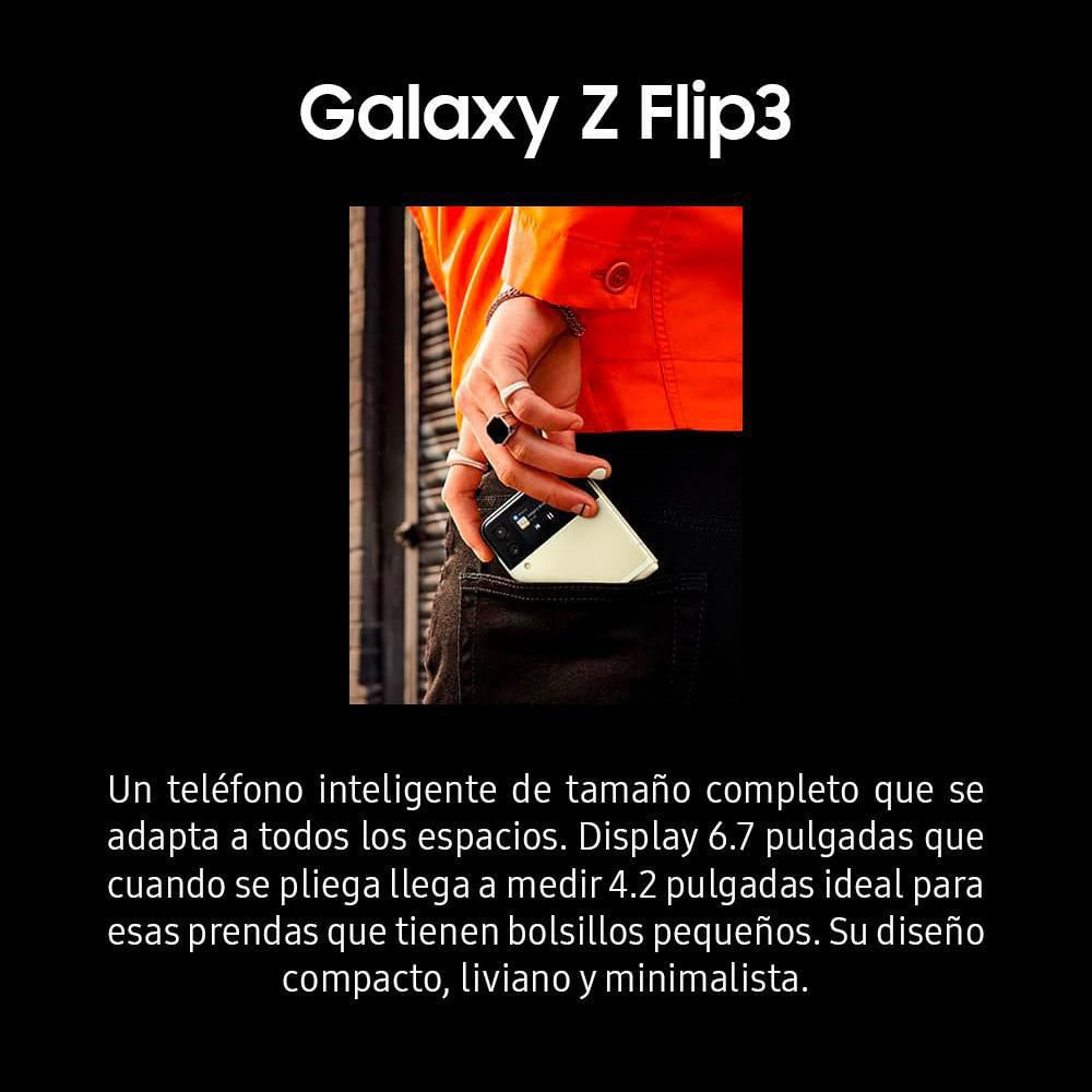 Celular SAMSUNG Galaxy Z Flip 3 256 GB 8 GB RAM Lavender img #3