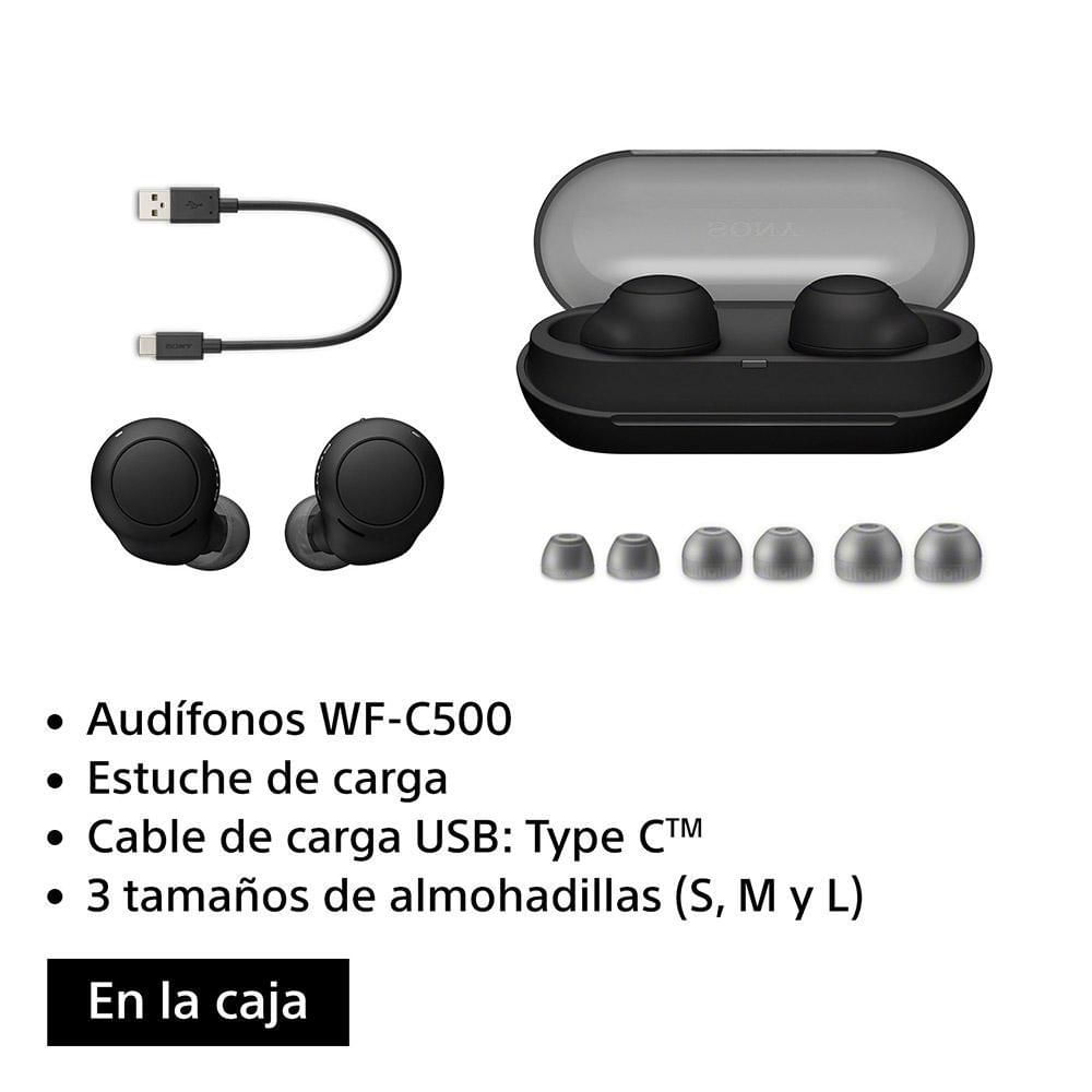 Audífonos Inalámbricos SONY Bluetooth WFC500/B Negro img #3