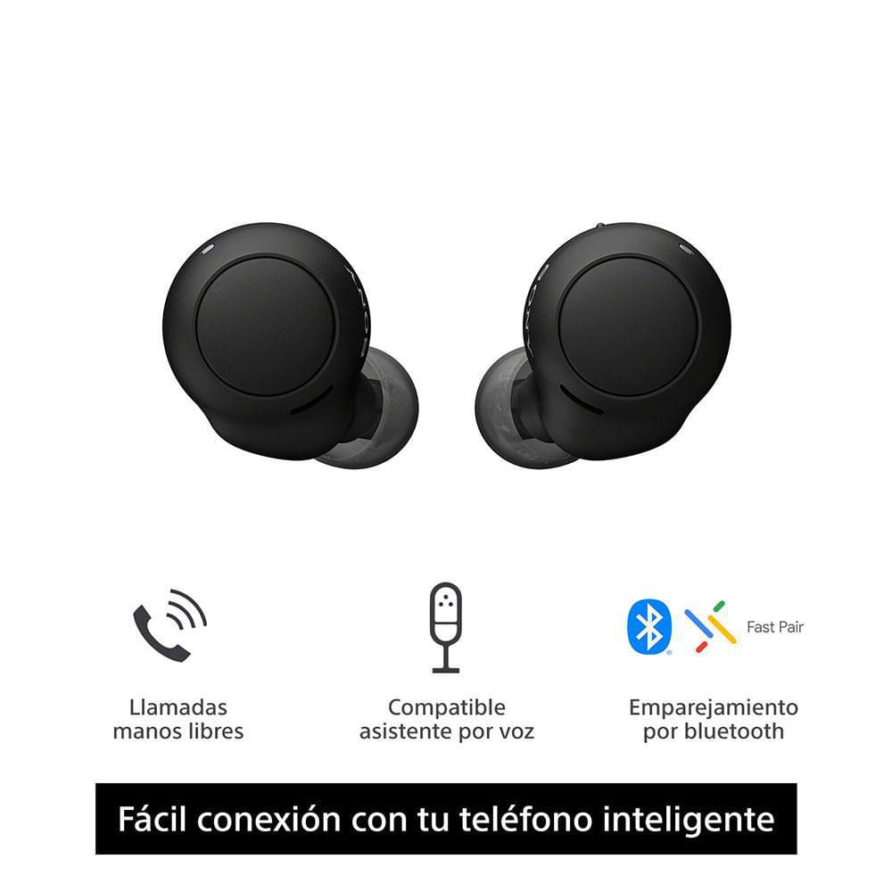 Audífonos Inalámbricos SONY Bluetooth WFC500/B Negro img #4