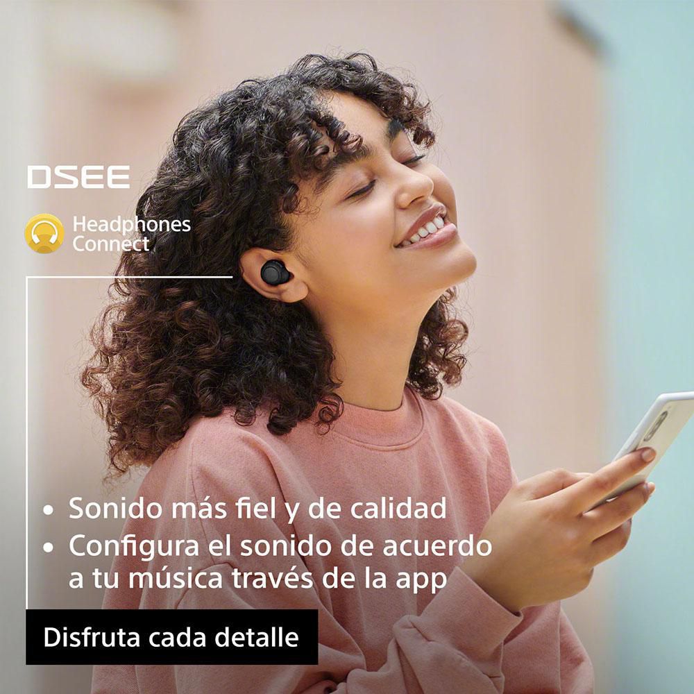 Audífonos Inalámbricos SONY Bluetooth WFC500/B Negro img #6