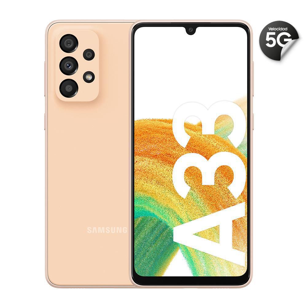 Celular SAMSUNG Galaxy A33 5G 128 GB 6 GB RAM Naranja img #1