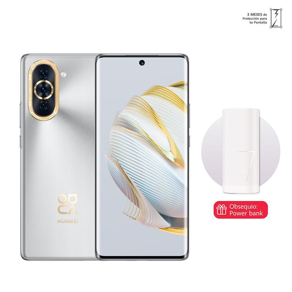 Celular HUAWEI nova 10 128 GB 8 GB RAM Gris + Power Bank img #1