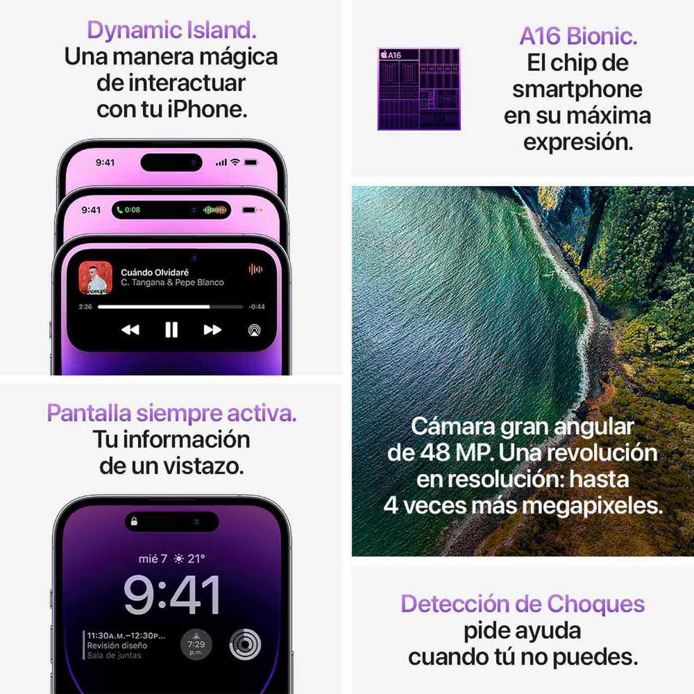 iPhone 14 Pro 128 GB Morado img #7