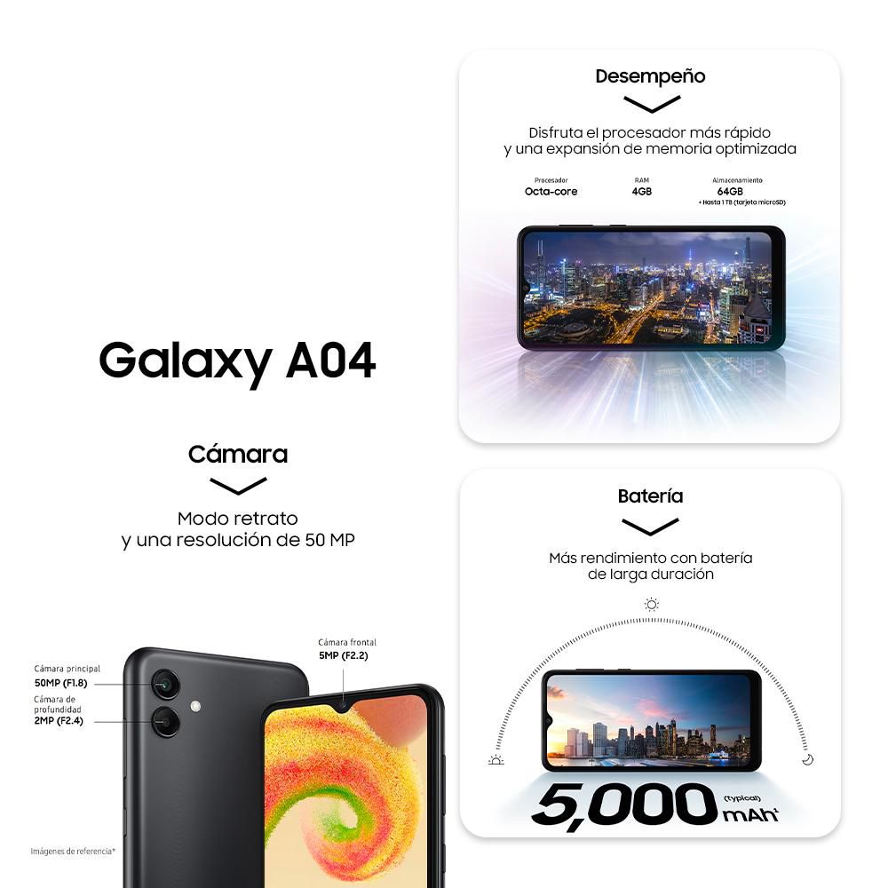 Celular SAMSUNG Galaxy A04 64 GB 4 GB RAM Verde img #2