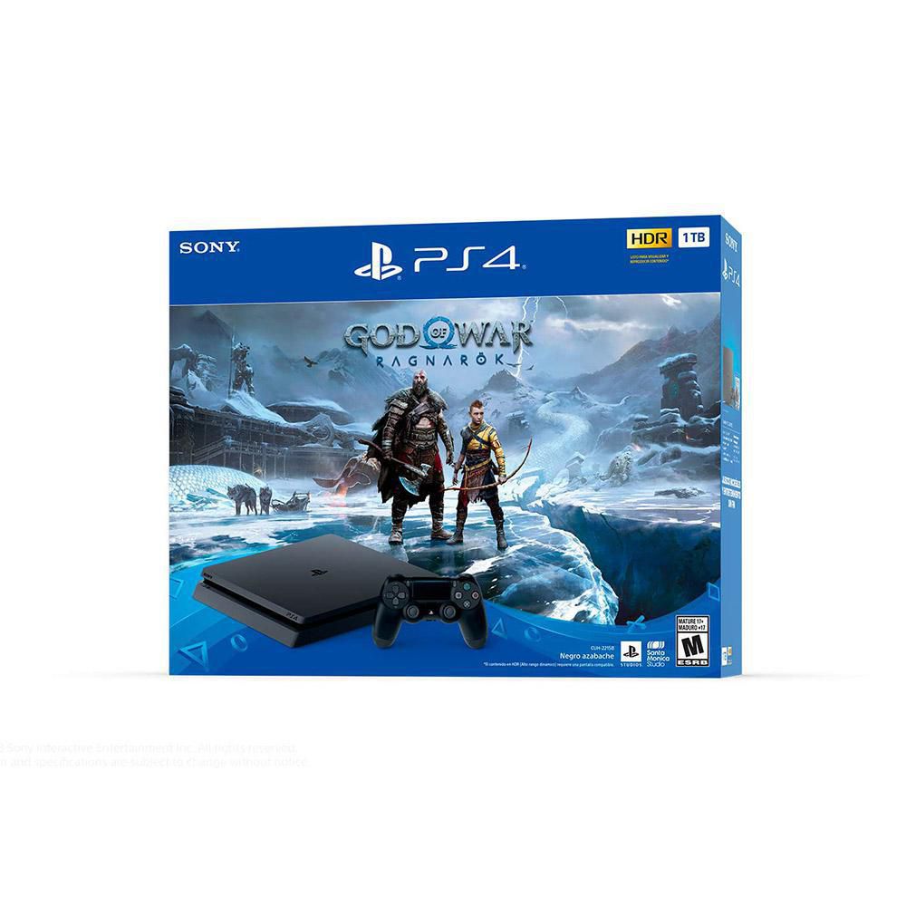 Consola Ps4 Slim 1 TB Negra + God Of War Ragnarok img #1