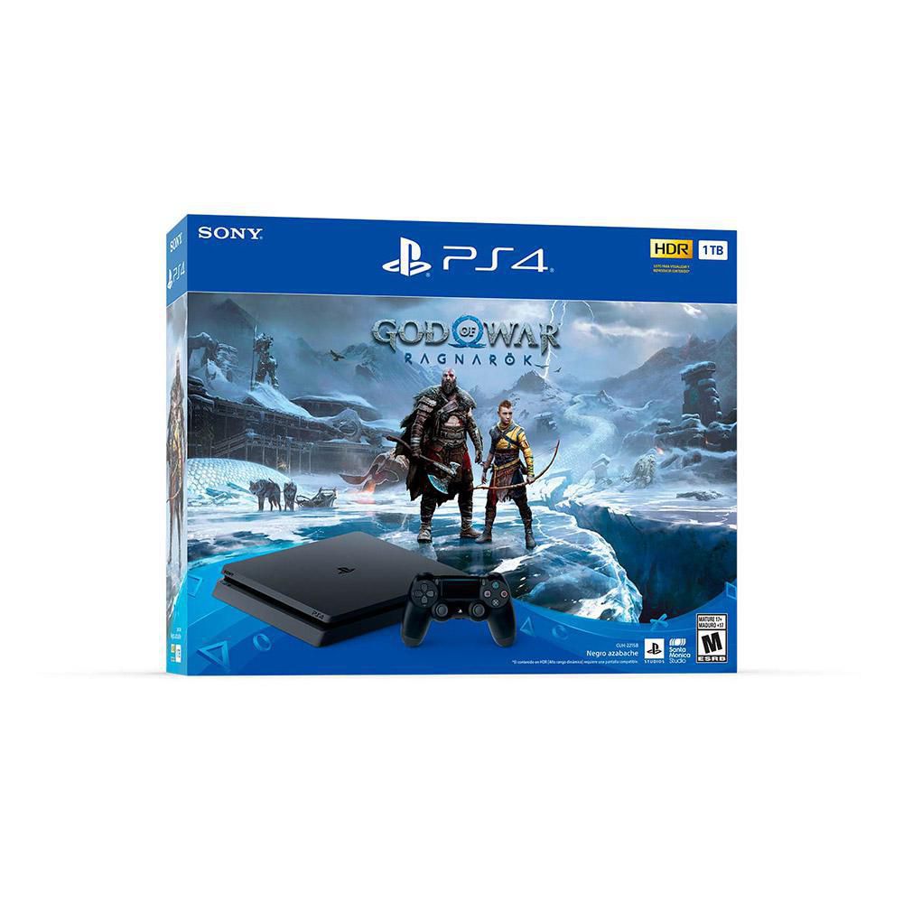 Consola Ps4 Slim 1 TB Negra + God Of War Ragnarok img #2