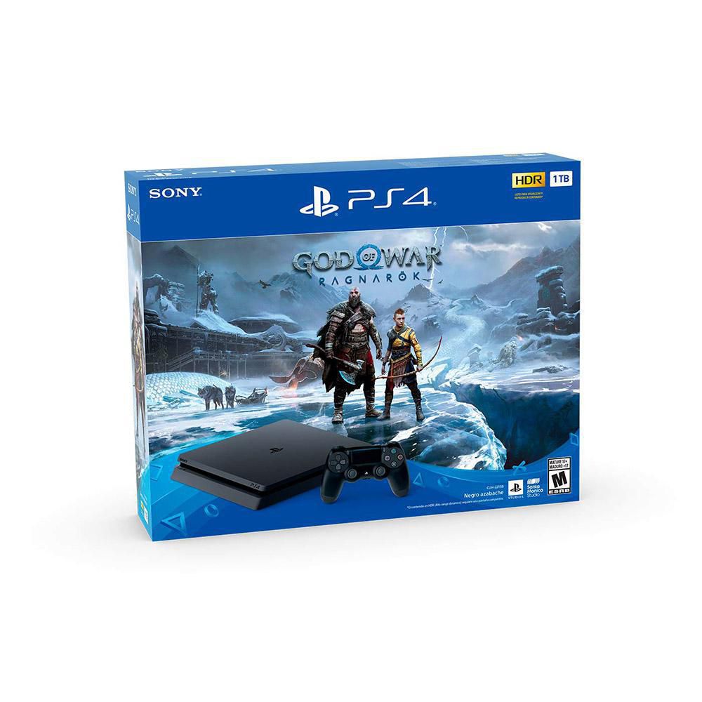 Consola Ps4 Slim 1 TB Negra + God Of War Ragnarok img #4