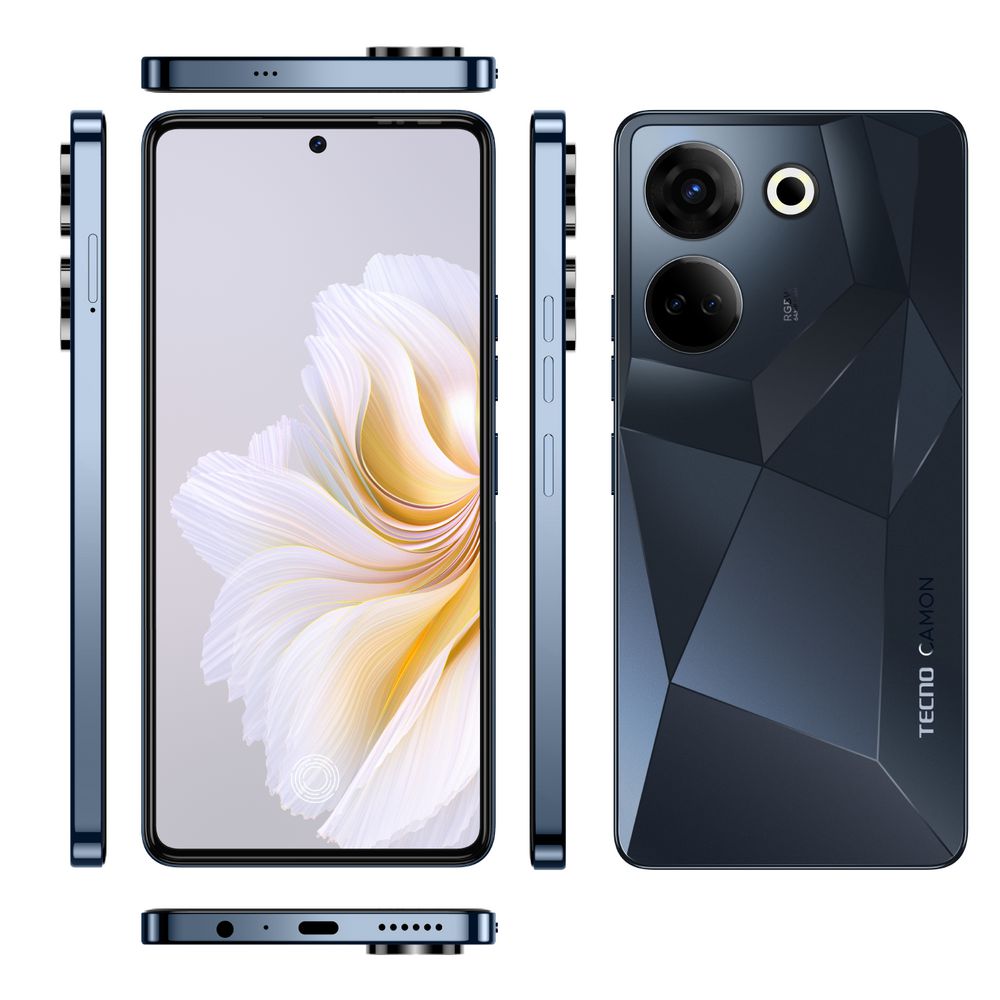 Celular TECNO MOBILE Tecno Camon 20 Pro 256 GB 8 GB RAM Negro img #2