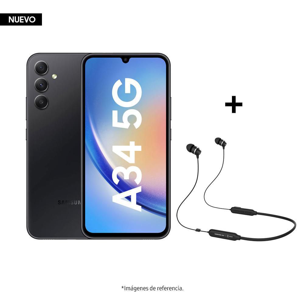 Celular SAMSUNG GalaxyA34 5G 128 GB 6 GB RAM Negro + Audifono img #1