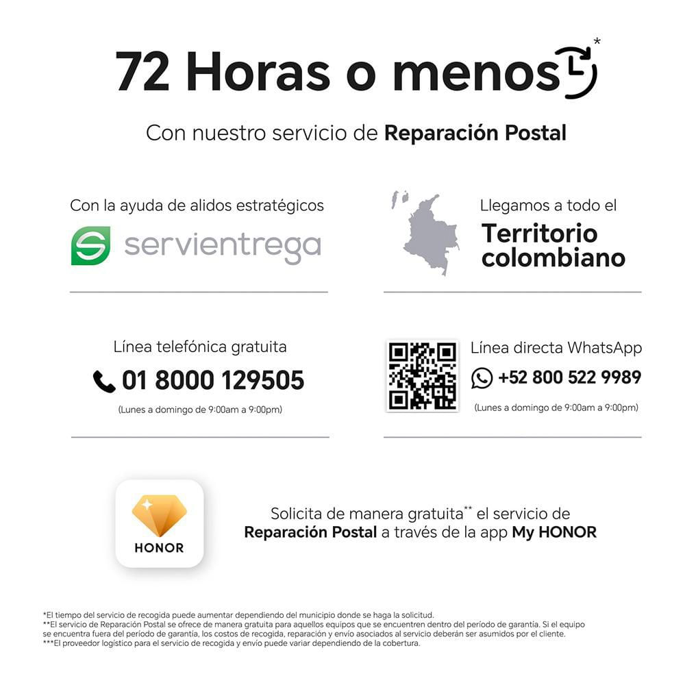 Celular HONOR X6a Plus 256 GB 6 GB RAM Azul img #8