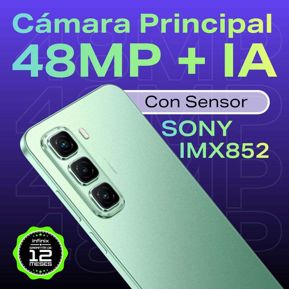 Celular INFINIX HOT 50 5G 256 GB 8 GB RAM Verde img #3