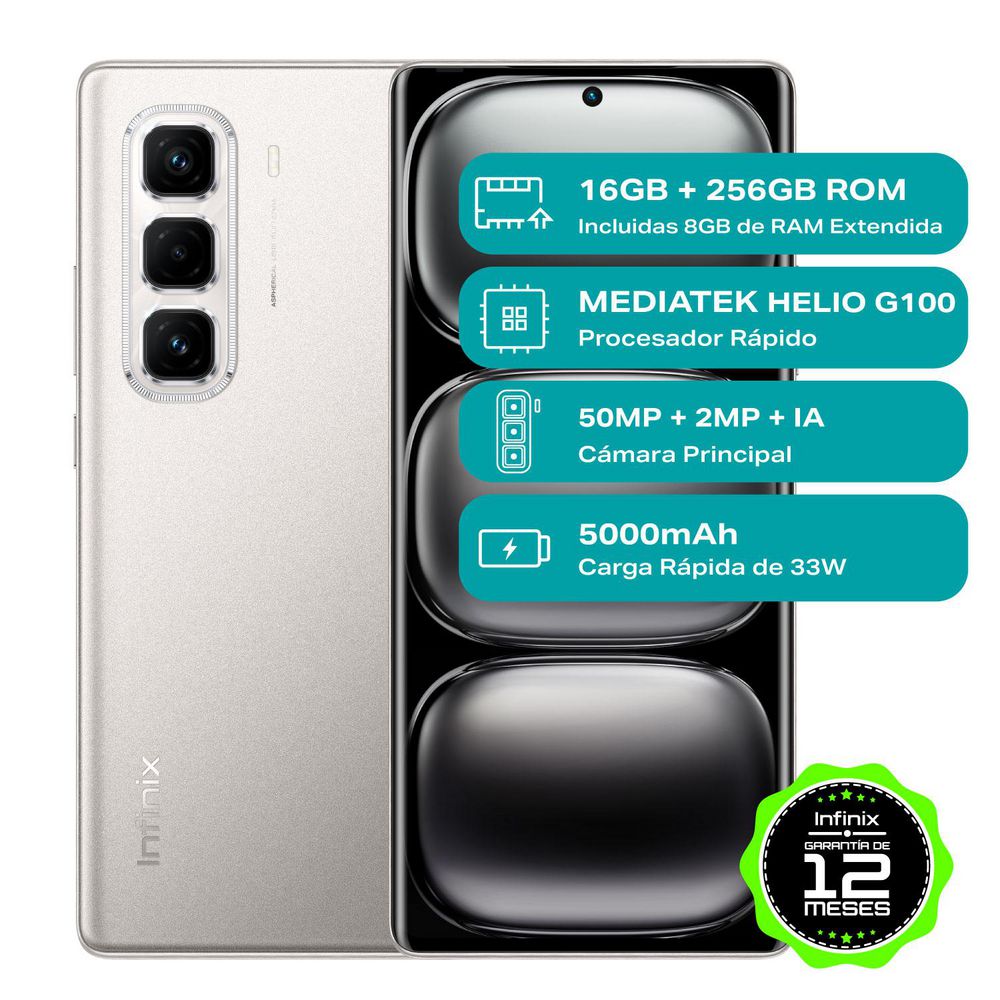 Celular INFINIX HOT 50 Pro+ 256 GB 8 GB RAM Gris img #1