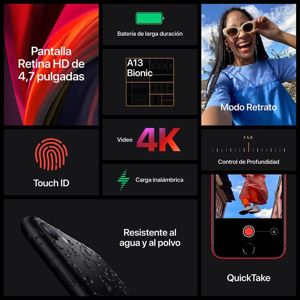 iPhone SE 128 GB Negro img #6