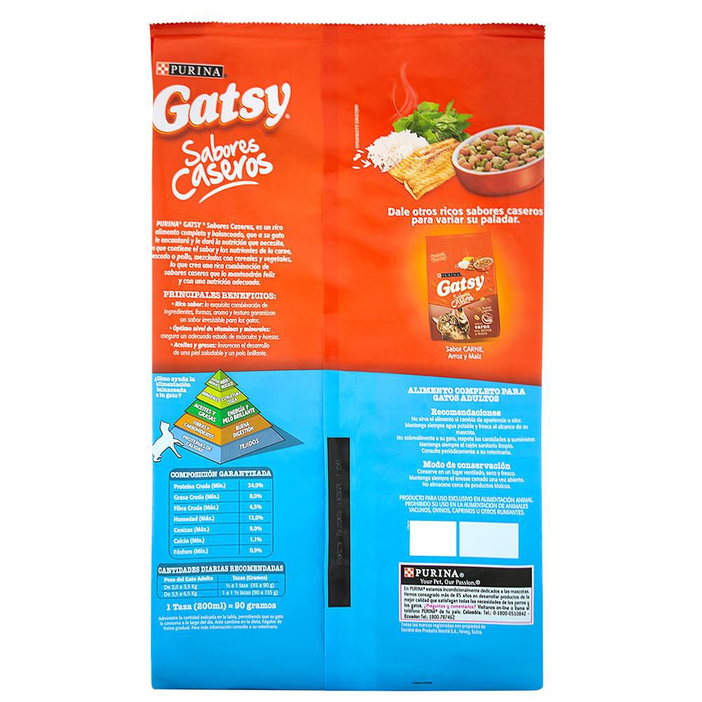Alimento PURINA GATSY Sabor A Pescado (500  gr) img #3