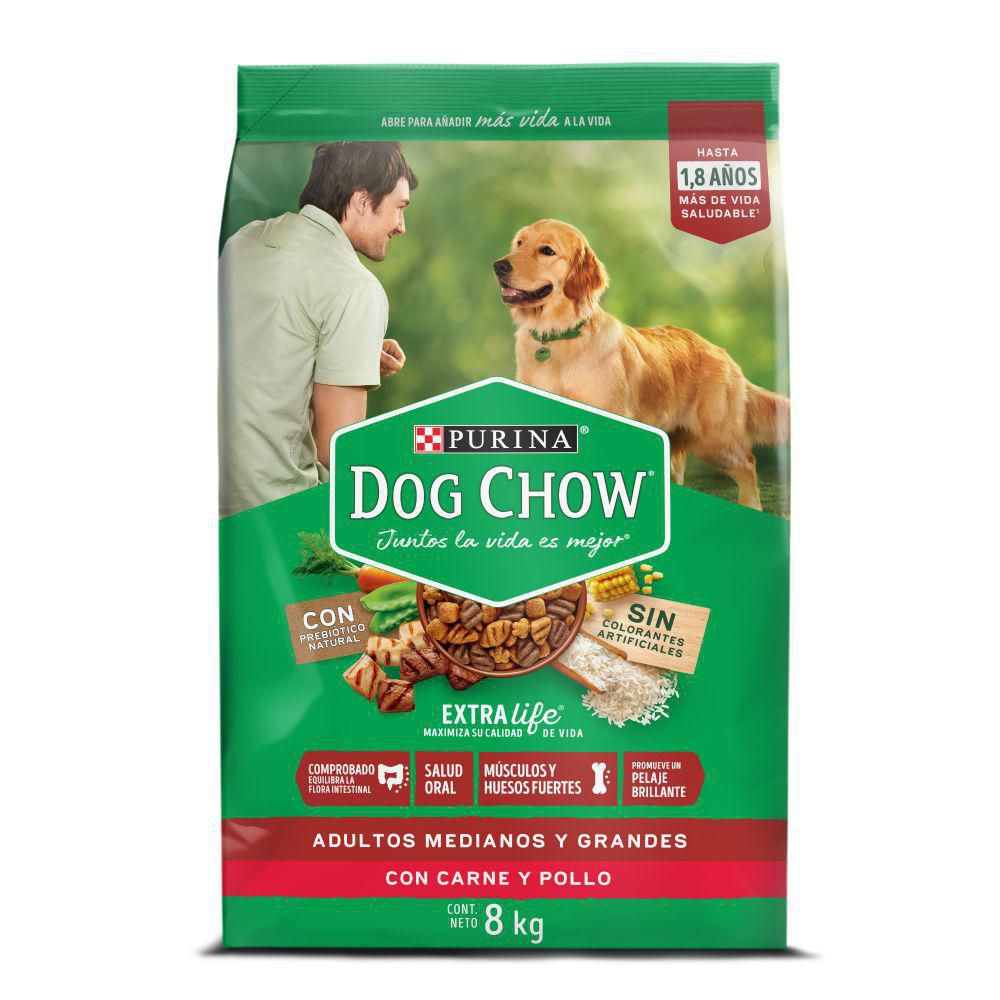 Comida para perros PURINA DOG CHOW cachorro medianos y grandes (8000  gr) img #1