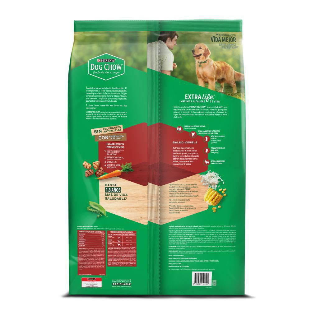 Comida para perros PURINA DOG CHOW cachorro medianos y grandes (8000  gr) img #2