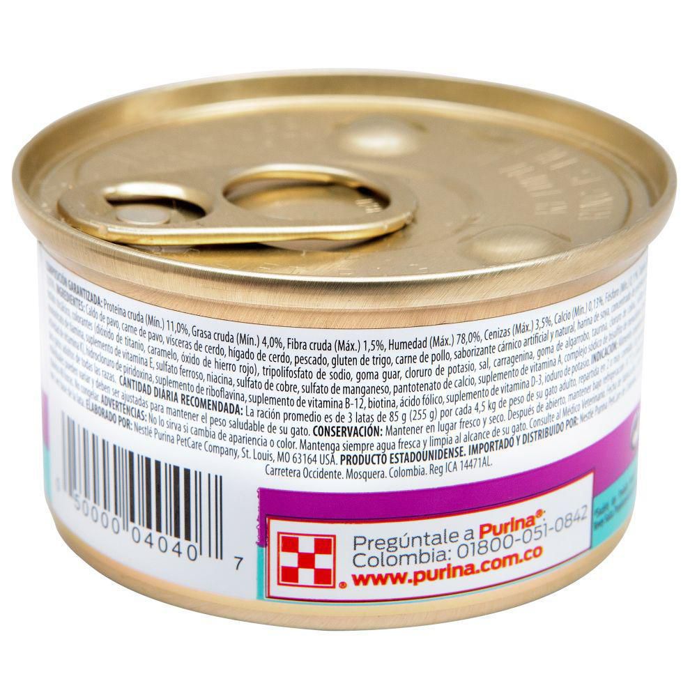 Comida húmeda para gato FANCY FEAST sabor a terrine pavo (85  gr) img #2