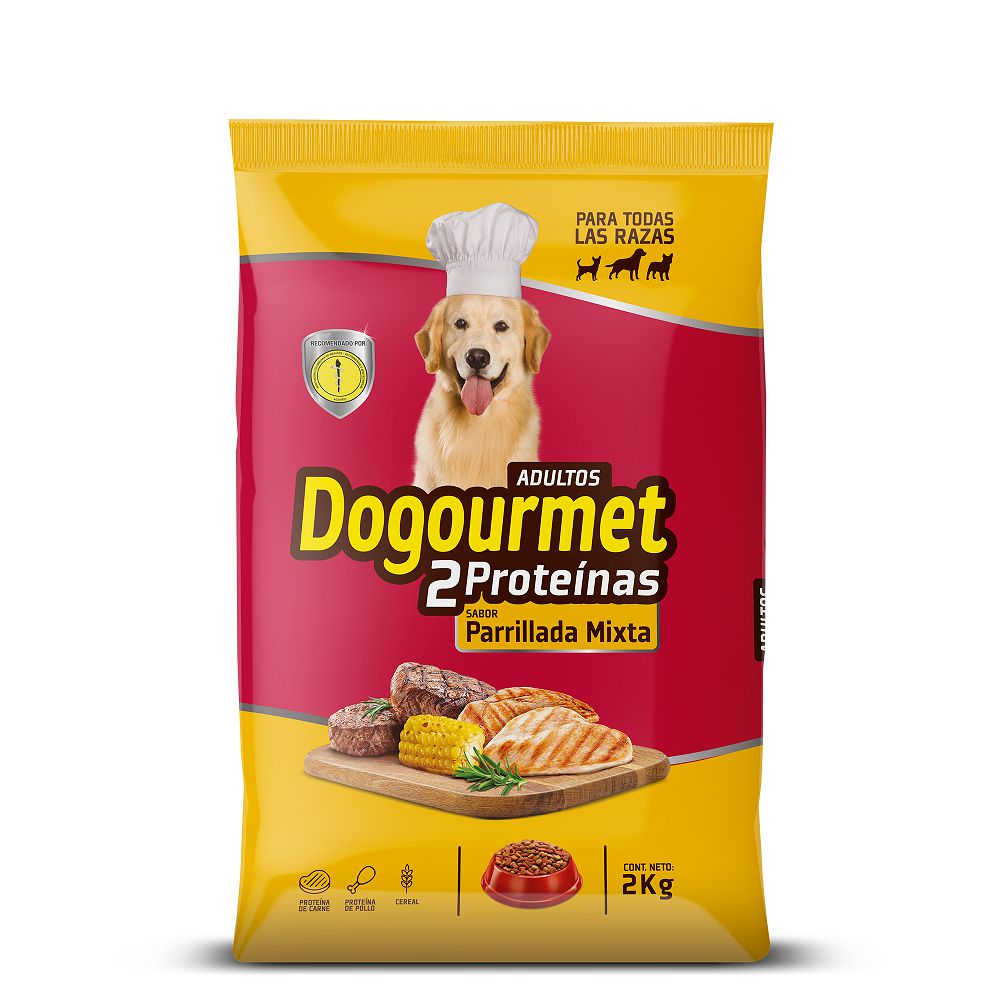 Comida para perros DOGOURMET adultos parrillada mixta (2000  gr) img #1