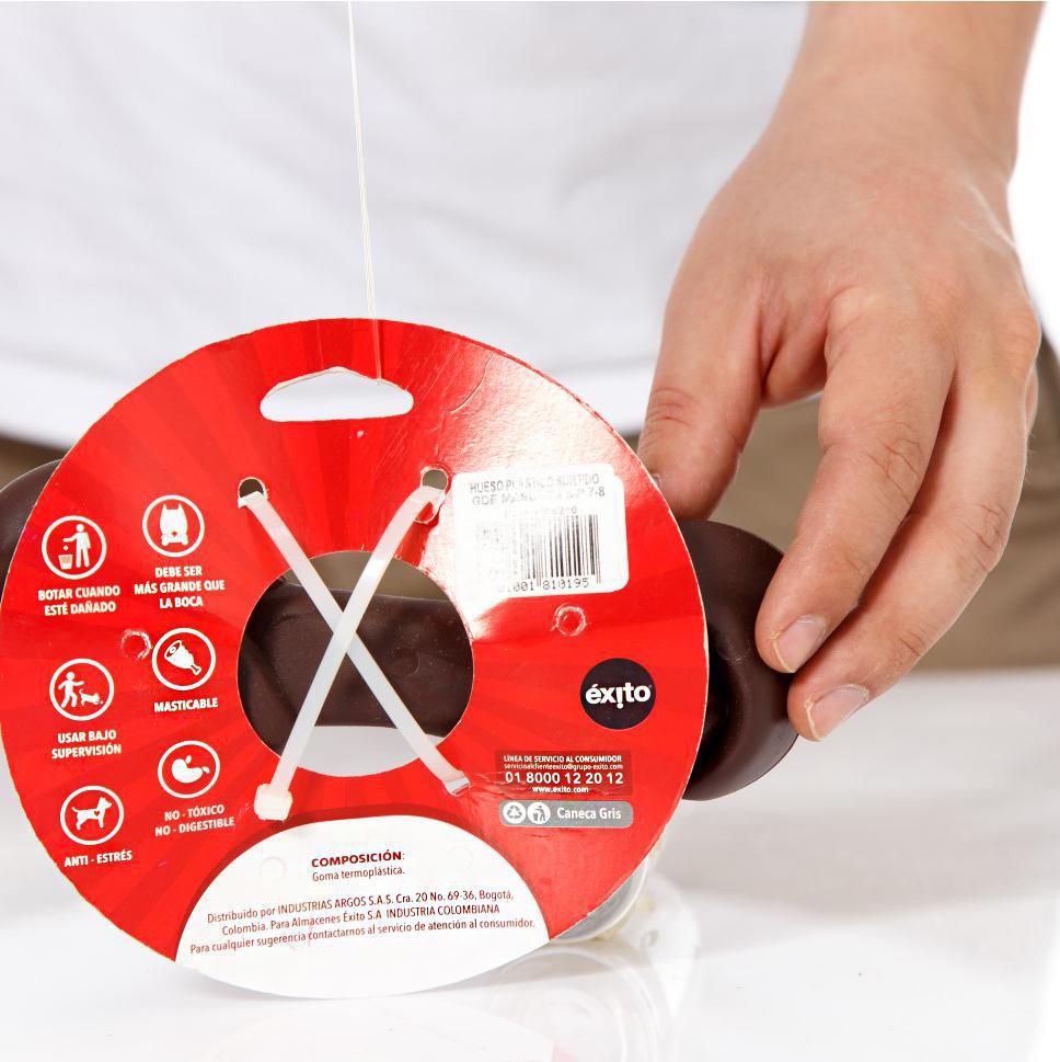 Accesorios hueso EXITO MARCA PROPIA plástico grande (1  und) img #2