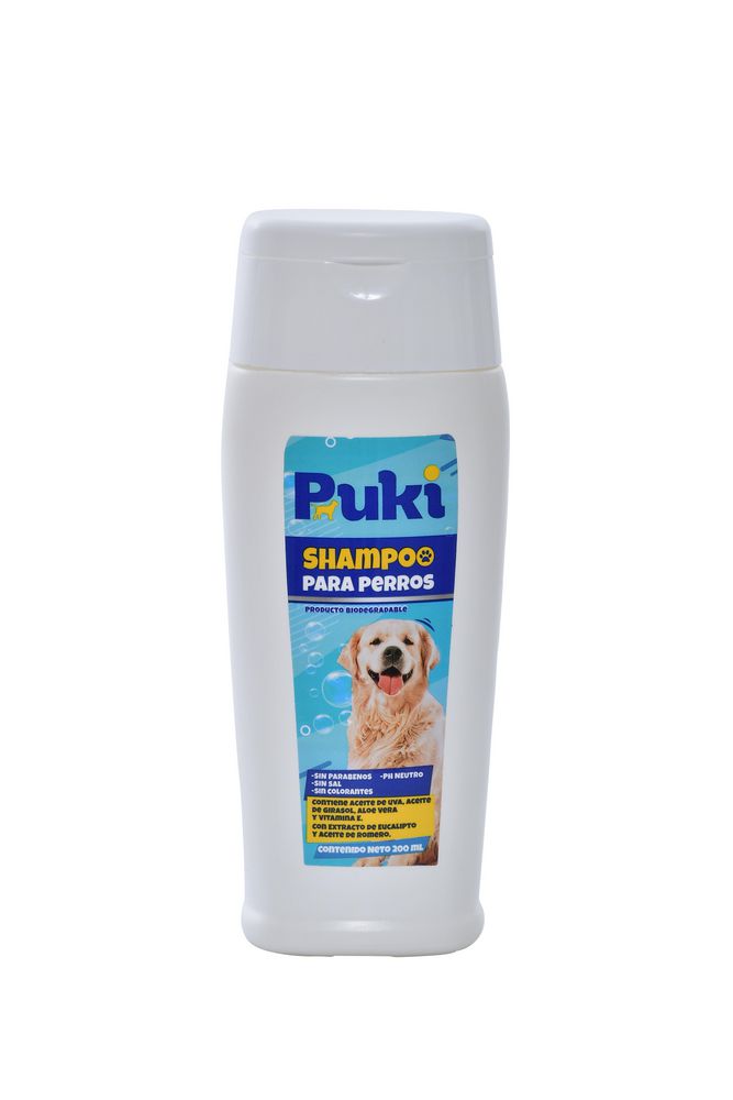 Shampoo para perros PUKÍ aceites y eucalipto (200  ml) img #1
