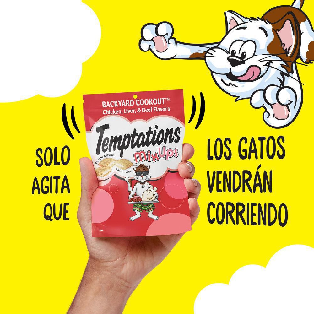 Snack para gatos TEMPTATIONS crujiente (85  gr) img #6
