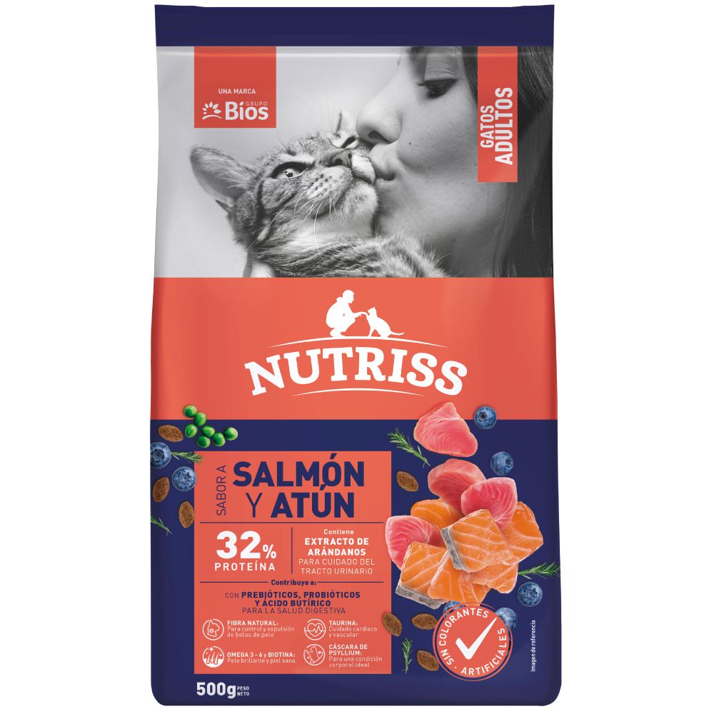 Alimento Gatos NUTRISS Salmón Y Atun (500  gr) img #1