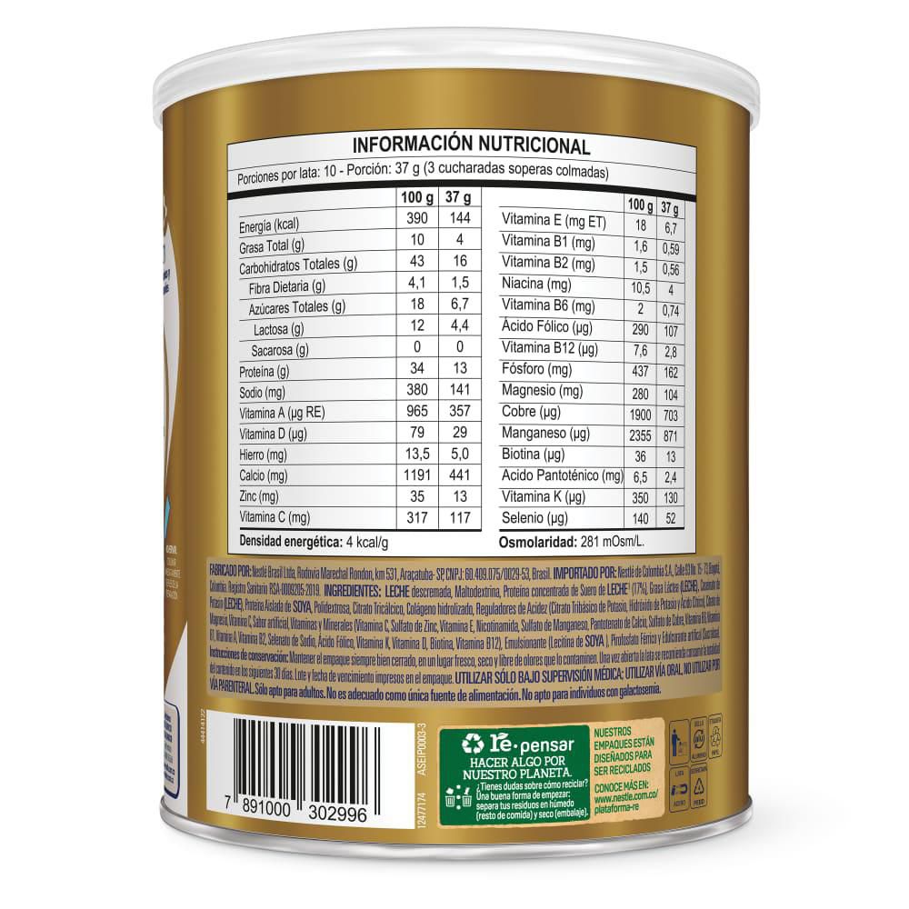 Complemento nutricional NESTLÉ HEALTH SCIENCE NUTREN senior vainilla en polvo (370  gr) img #3