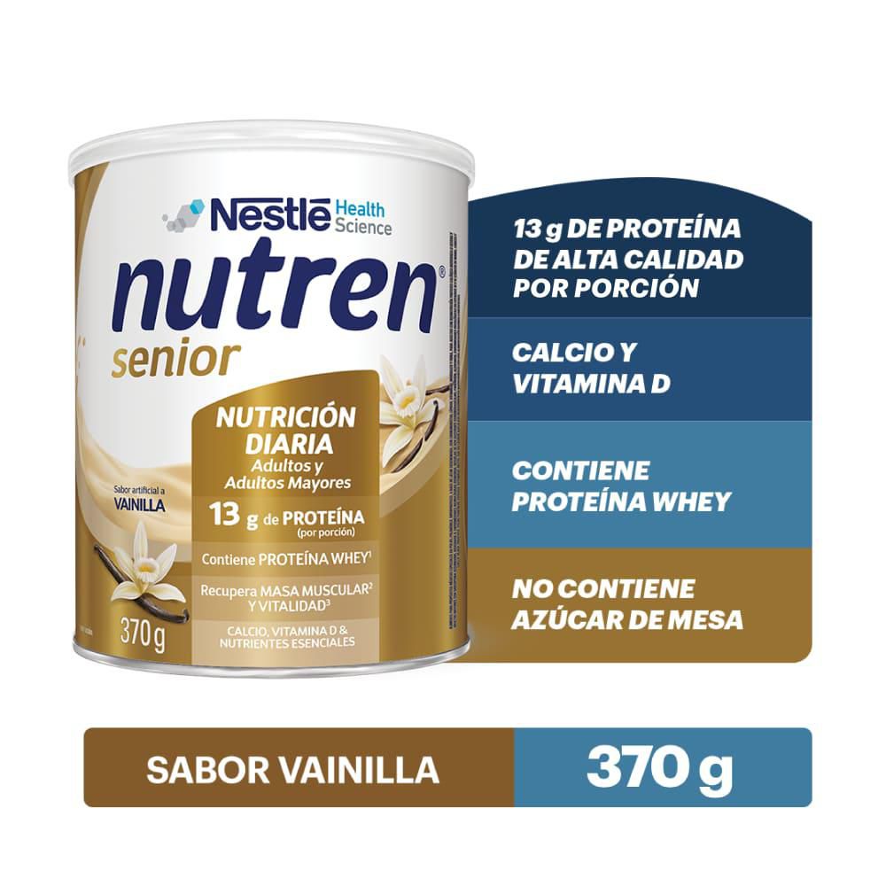 Complemento nutricional NESTLÉ HEALTH SCIENCE NUTREN senior vainilla en polvo (370  gr) img #8