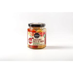 Crema de maní FRUIT BITES WABA con dulce de guayaba (200 gr)