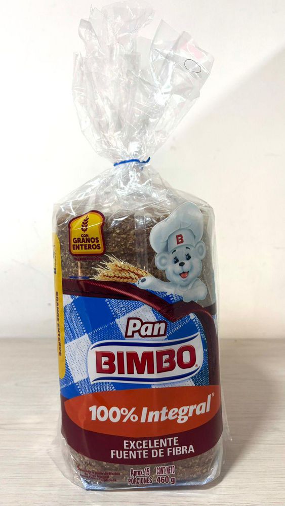 Pan tajado BIMBO 100% integral (460  gr) img #2