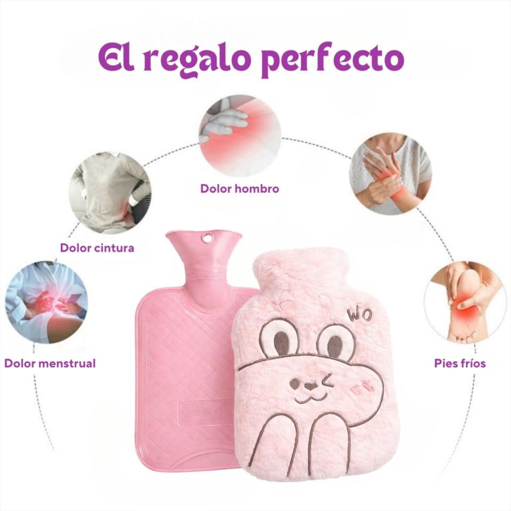 Bolsa Agua Caliente 1000Ml Para Cólicos Menstruales Kawaii img #5