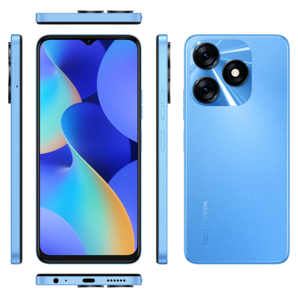 Celular TECNO MOBILE Tecno Spark 10 128 GB 8 GB RAM Azul img #4