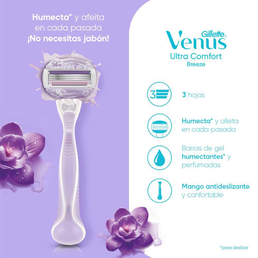 Cuchilla de afeitar VENUS ultra comfort breeze (1  und) img #2
