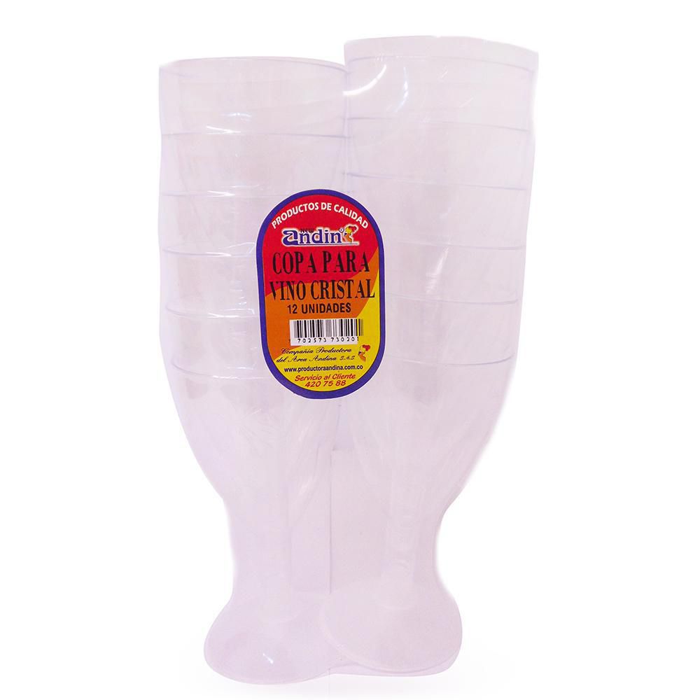 Copa plástica NEW ANDIN para vinos img #1