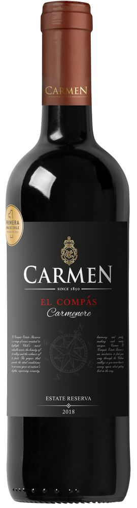 Vino tinto CARMEN EL COMPÁS carmenére Carmenere (750  ml) img #1
