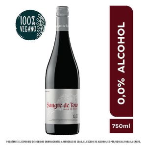 Vino tinto TORRES 0% alcohol vegano (750 ml)