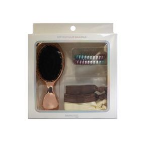 Cepillo cosmético SALON EXPERT de cabello kit de bandas (3 und)